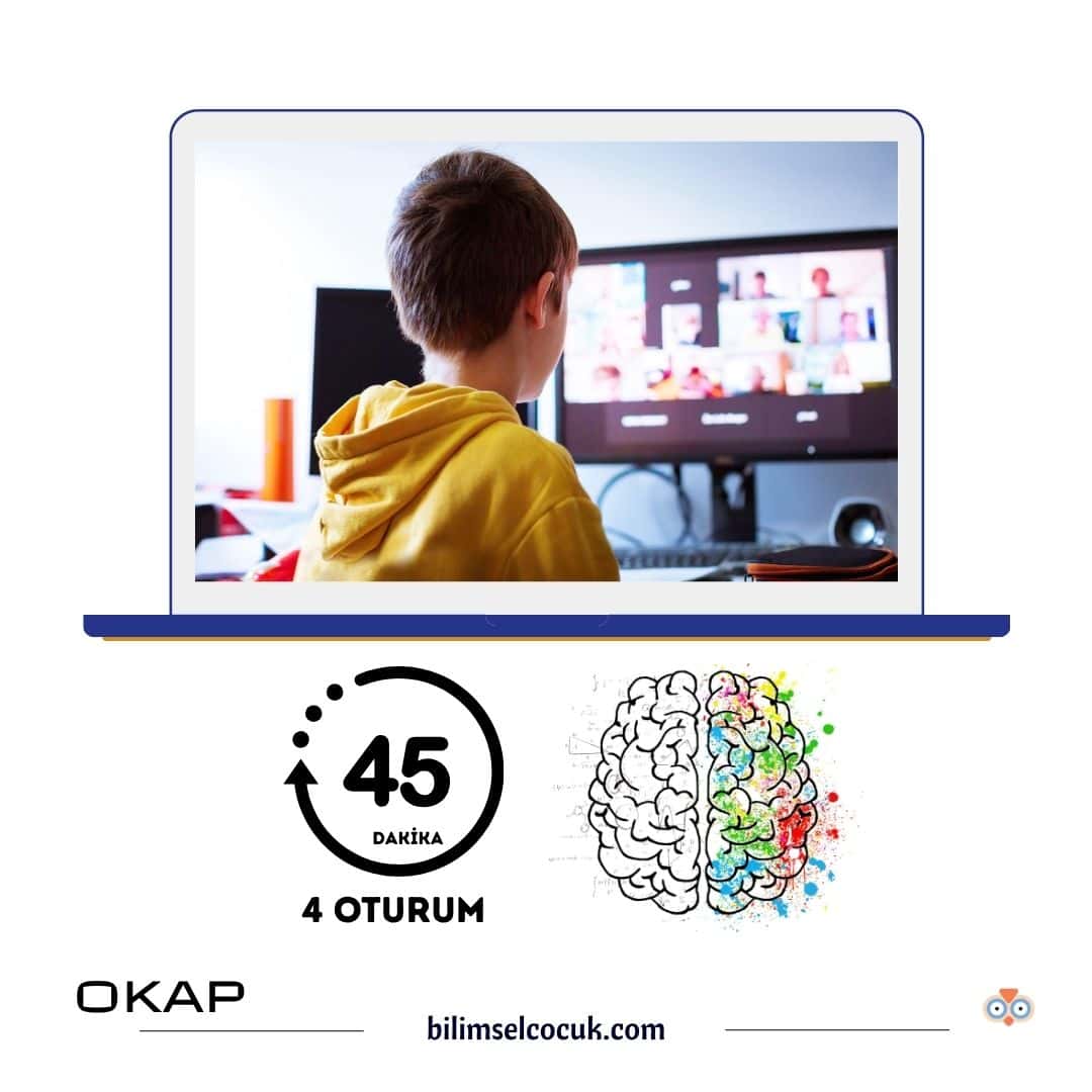 Online grup oturumunda öğrenciler