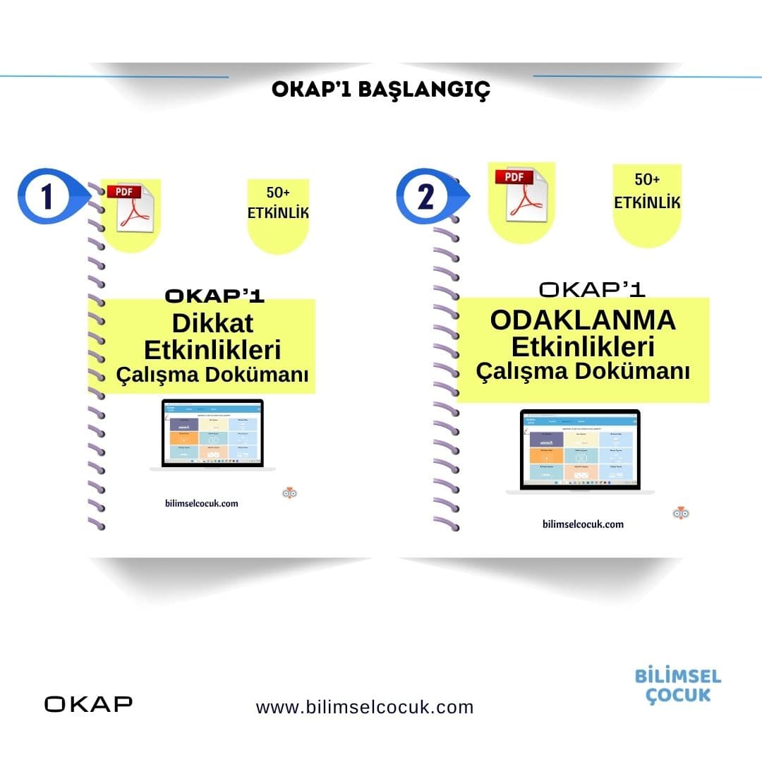 Dikkat ve Odaklanma 2'li PDF OKAP Dokümanı